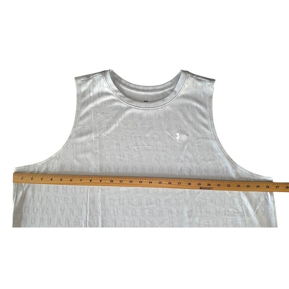 Under Armour Women's UA Velocity Wordmark Jacquard Tank Plus Size 3X Halo Gray - Picture 10 of 11